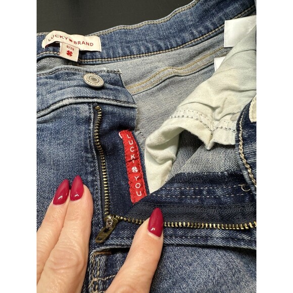 Lucky Brand Sweet Crop Jeans Mid Rise Women’s 8 (29) #1326 - Picture 6 of 10